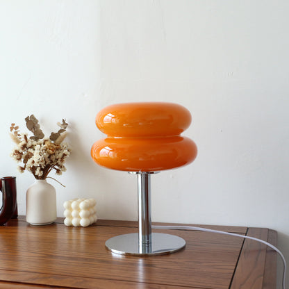 Macaron Glass Table Lamp Trichromatic Dimming Living Room Atmosphere  Eye Protection Night Light Fo 6