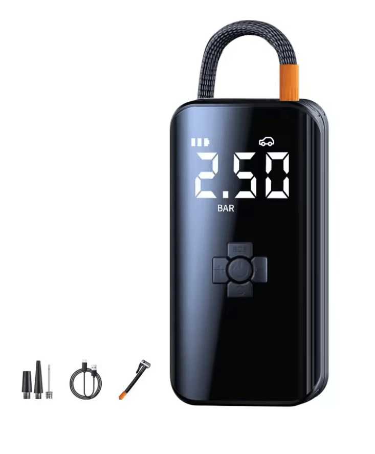 Portable Wireless Tire Inflator  150 PSI Cordless Air Compressor With Digital Display And Auto Shut 6