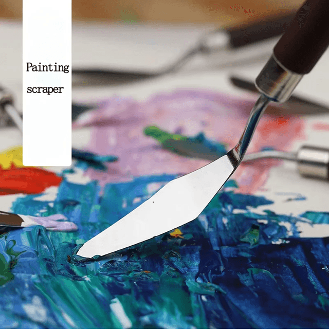 Stainless Steel Artist Palette Knife Set  1357Piece Flexible Spatulas For Oil Acrylic And Cake Deco 1