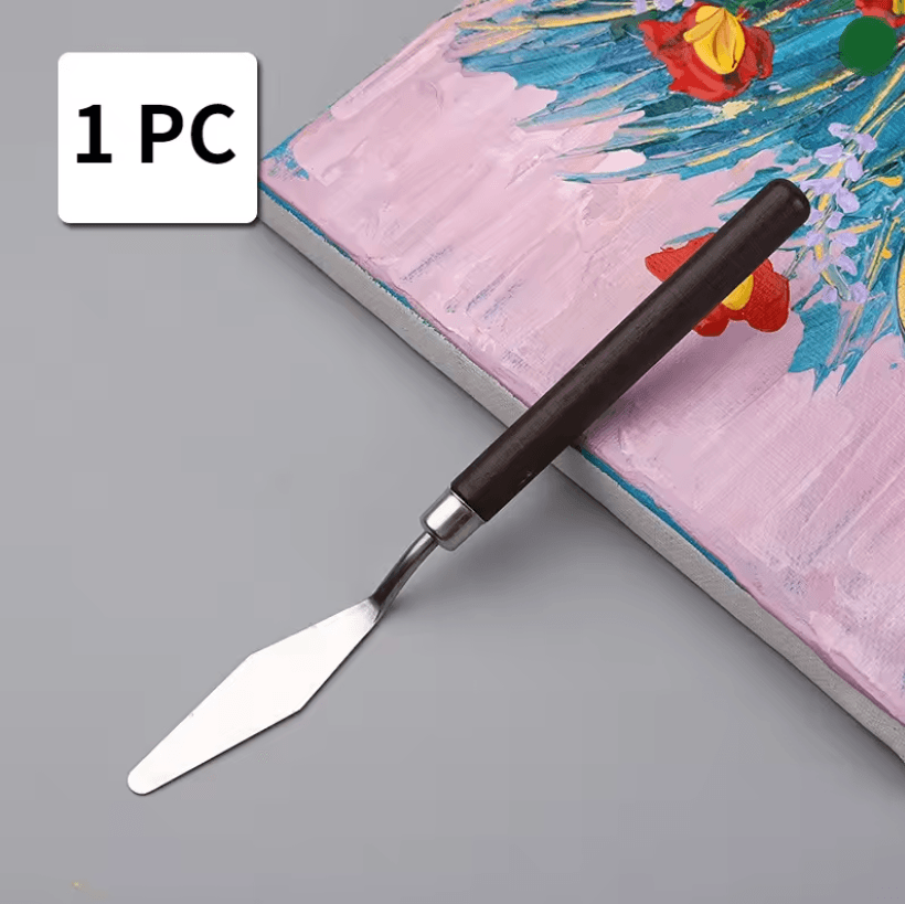 Stainless Steel Artist Palette Knife Set  1357Piece Flexible Spatulas For Oil Acrylic And Cake Deco 3