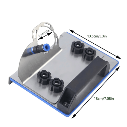 Stainless Steel 45 Degree Chamfer Tool For Angle Grinders  Ceramic Tile Edge Smoother For 100 Type  2
