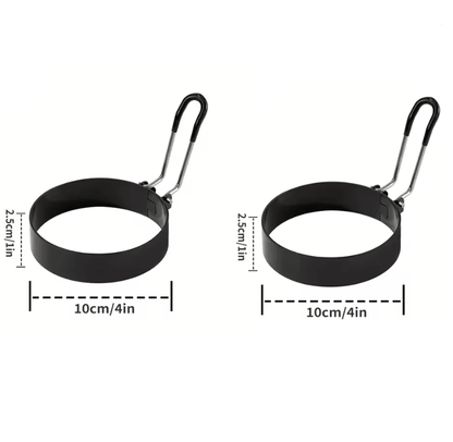 Stainless Steel Nonstick Egg Rings  Perfect Round Eggs Every Time 5