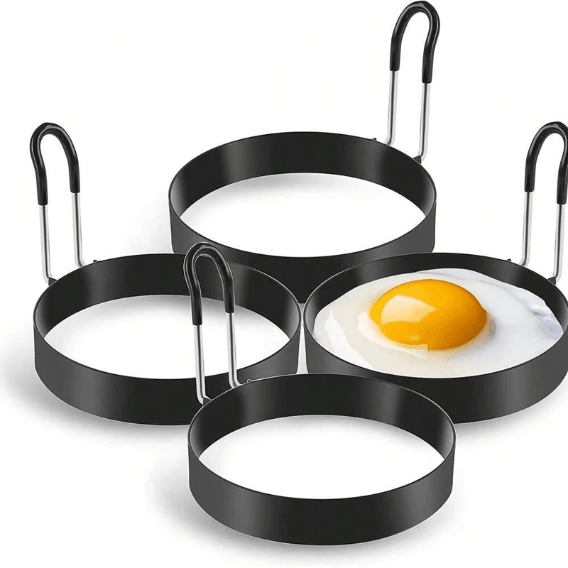 Stainless Steel Nonstick Egg Rings  Perfect Round Eggs Every Time 3