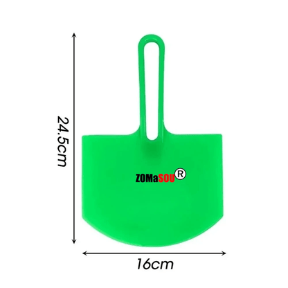 Curved Bucket Scoop Putty Knife  Flexible Plastic Scraper For Drywall And Paint 2