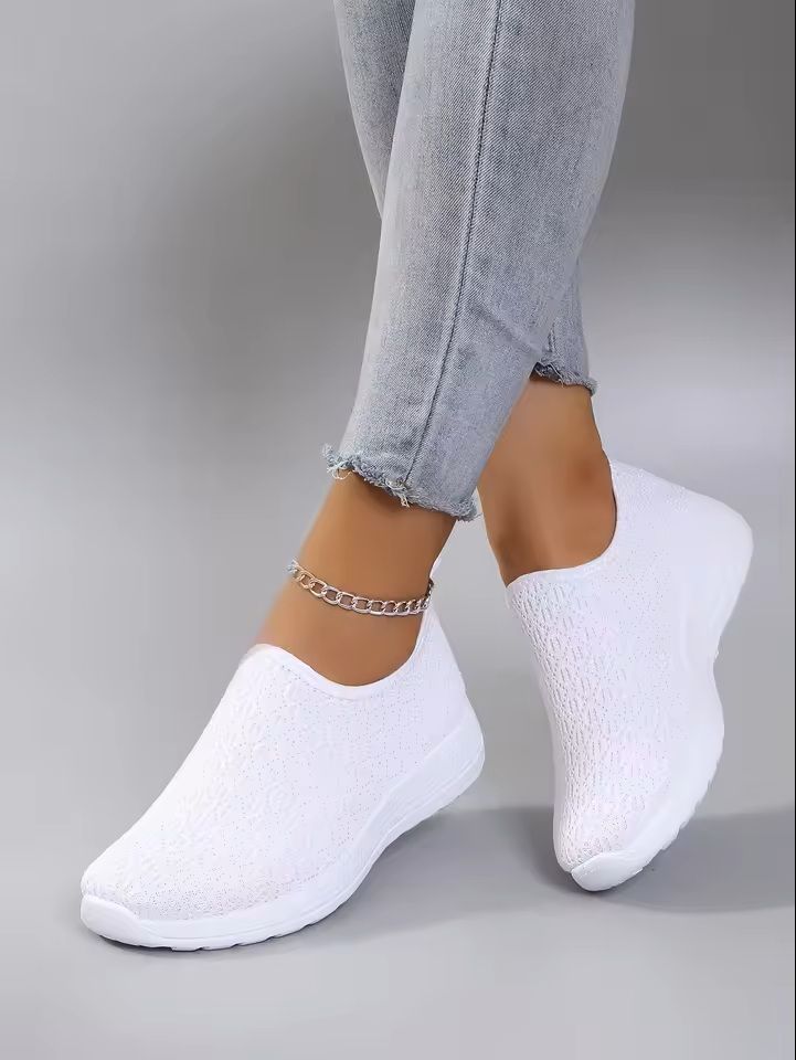 Womens Breathable Mesh SlipOn Sneakers For Summer Comfort 1