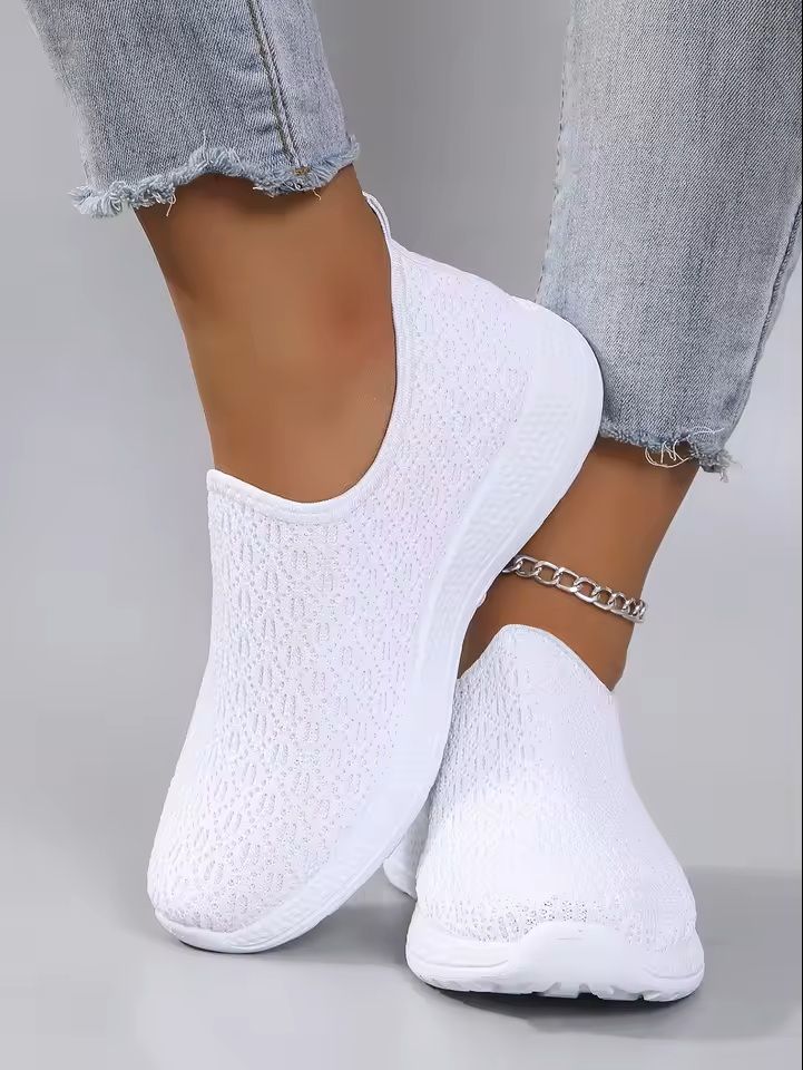 Womens Breathable Mesh SlipOn Sneakers For Summer Comfort 5