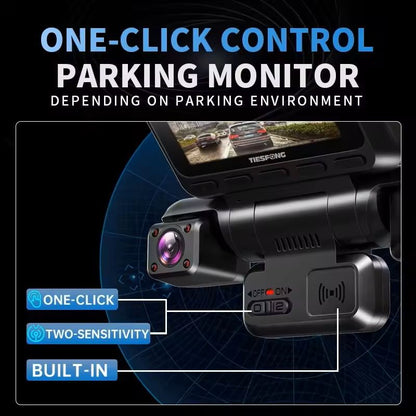 4K 4Channel 360 Degree Dash Cam With GPS Night Vision And WiFi 3