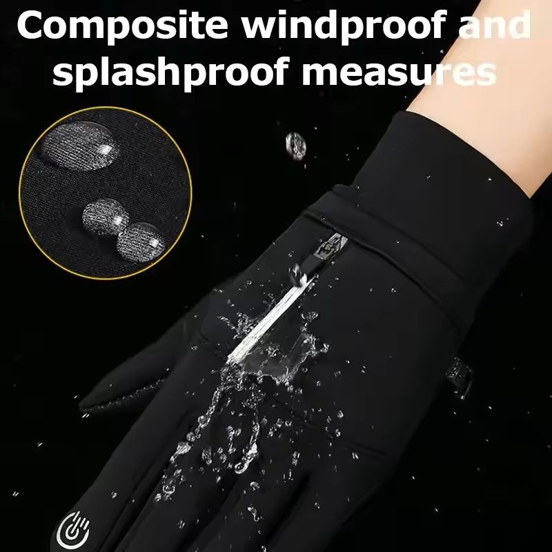 Waterproof Thermal Winter Gloves For Running Cycling And Outdoor Work 1