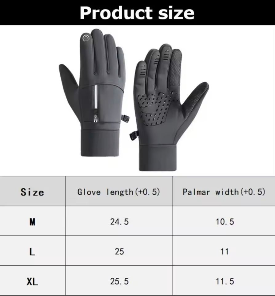 Waterproof Thermal Winter Gloves For Running Cycling And Outdoor Work 3