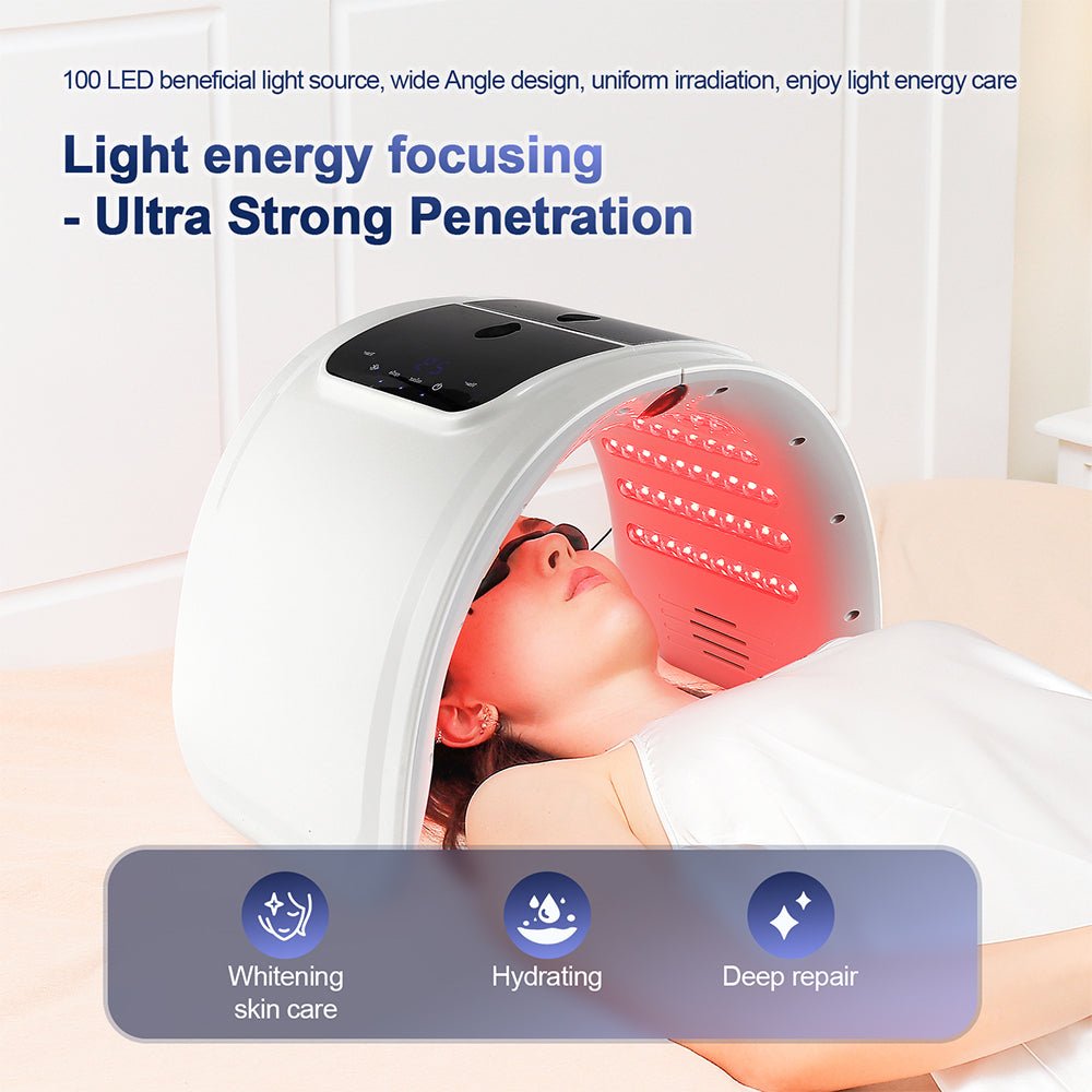 Professional 7 Colors PDT LED Mask Facial Red Light Therapy Skin Rejuvenation Device  Face Lift Wri 5