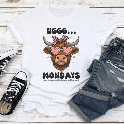 Uggg Mondays And Tuesday Tee 1