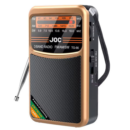 3Band Rechargeable Pocket Radio With AM FM SW And Earphone Support 6