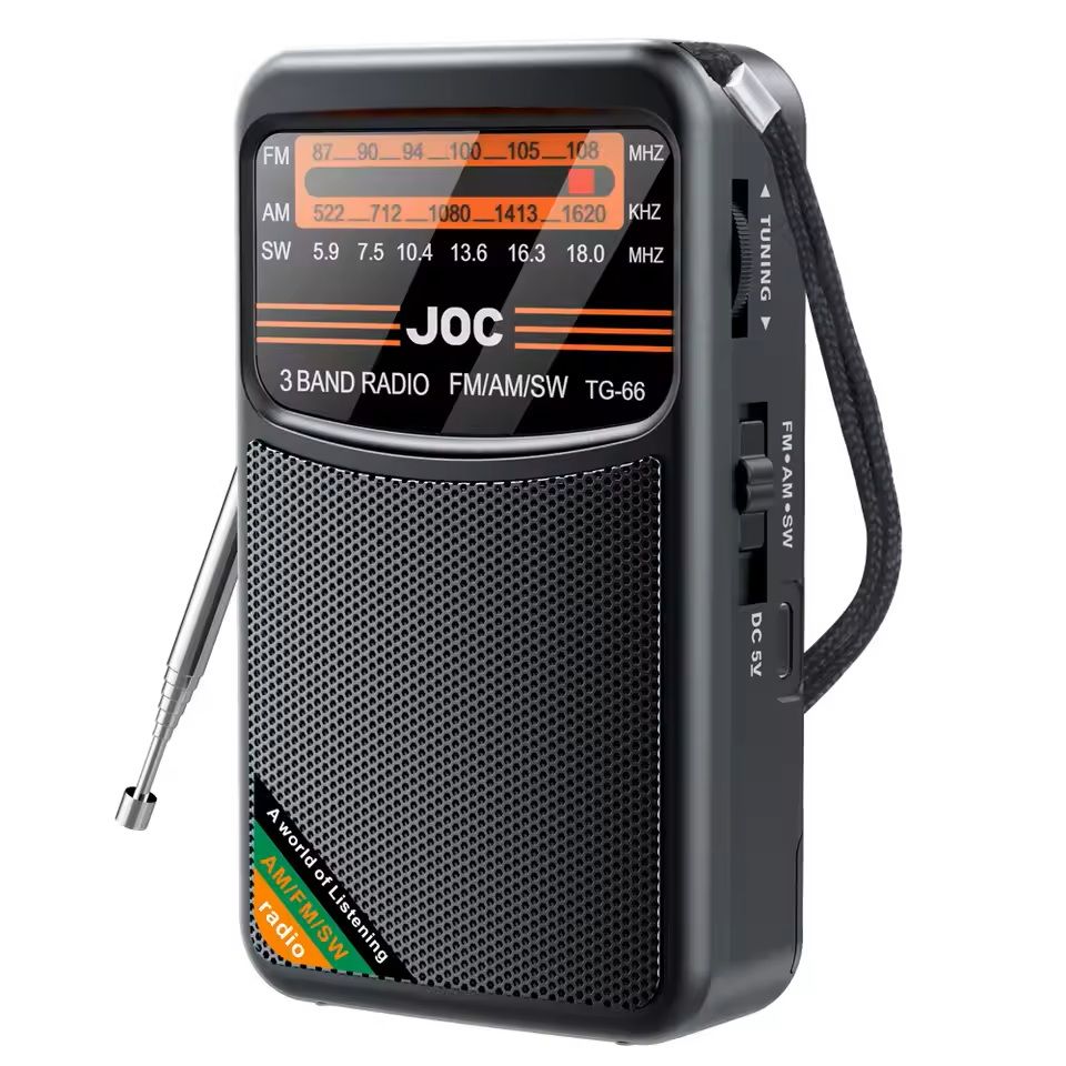 3Band Rechargeable Pocket Radio With AM FM SW And Earphone Support 8