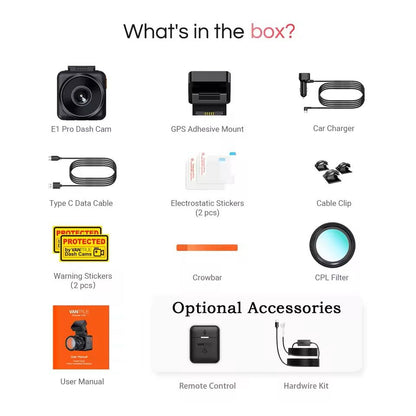 4K Mini Dash Cam With HDR Night Vision And GPS WiFi Tracking 2