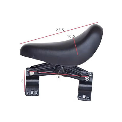 FrontMounted Kids Bike Seat With Handlebars And Foot Pedals 3