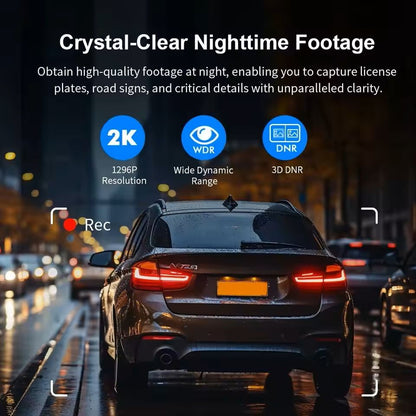 2K Car Dash Camera With Voice Control And Night Vision 2