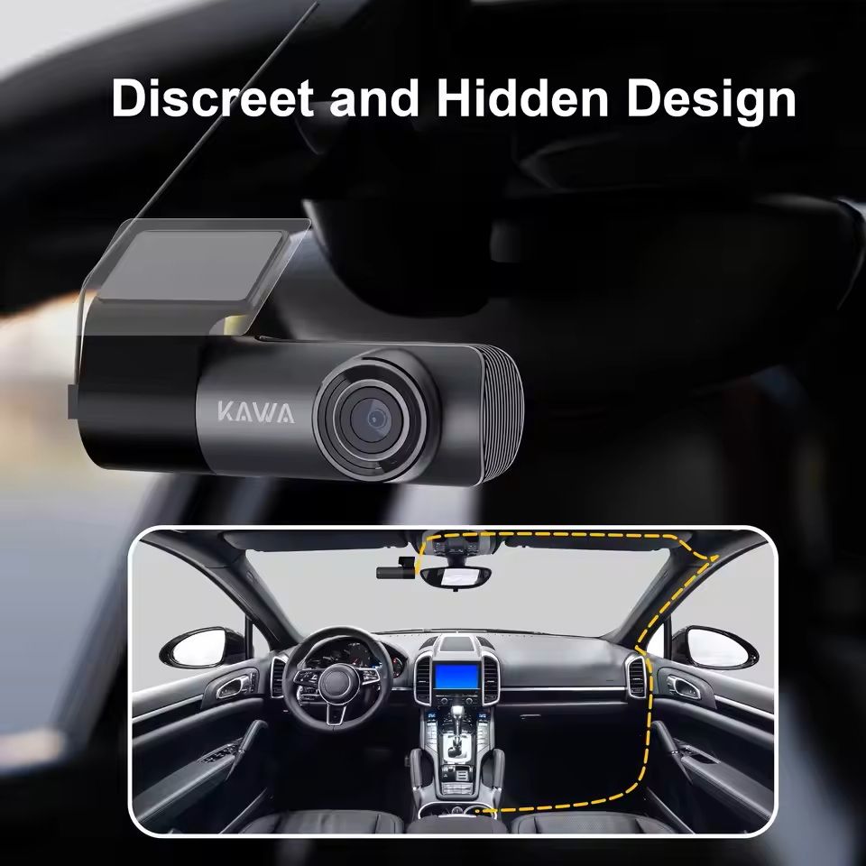 2K Car Dash Camera With Voice Control And Night Vision 3