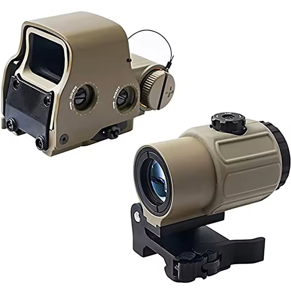 Tactical Red Dot Sight Set With 558 Holographic And GSeries Magnifier 3