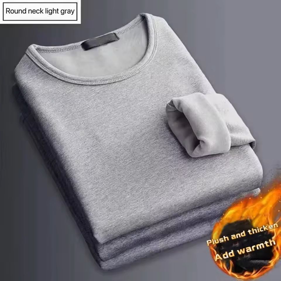 Mens Winter Thermal Fleece Long Sleeve Shirt 3
