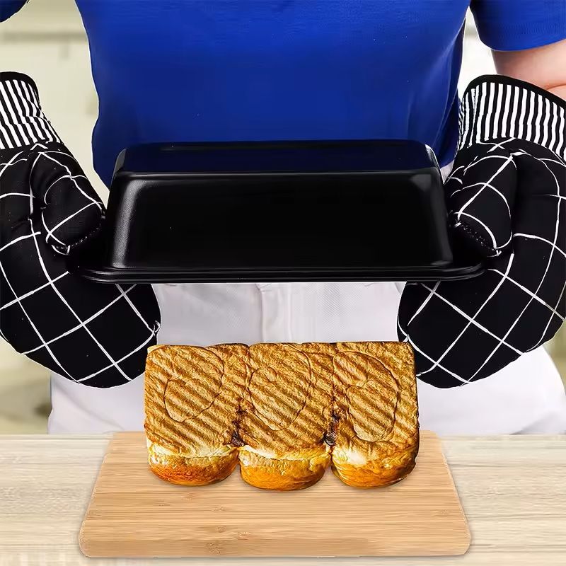 Nonstick Carbon Steel Bread Loaf Pan For Baking And Meatloaf 3