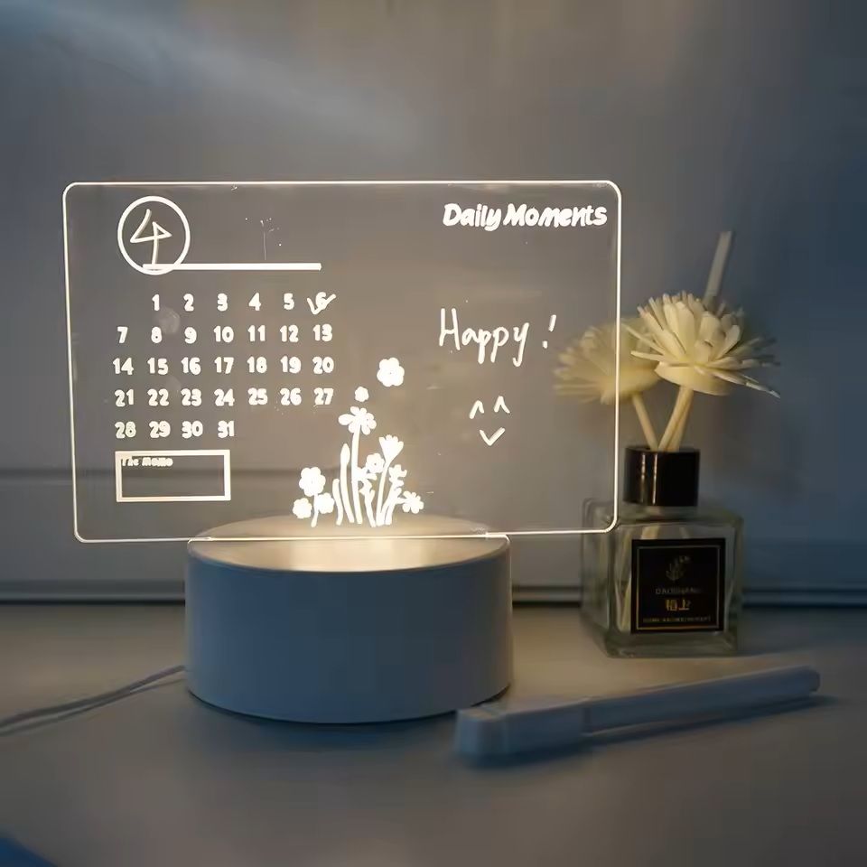 LED Message Board Night Light With USB  Rewritable  Decorative 3
