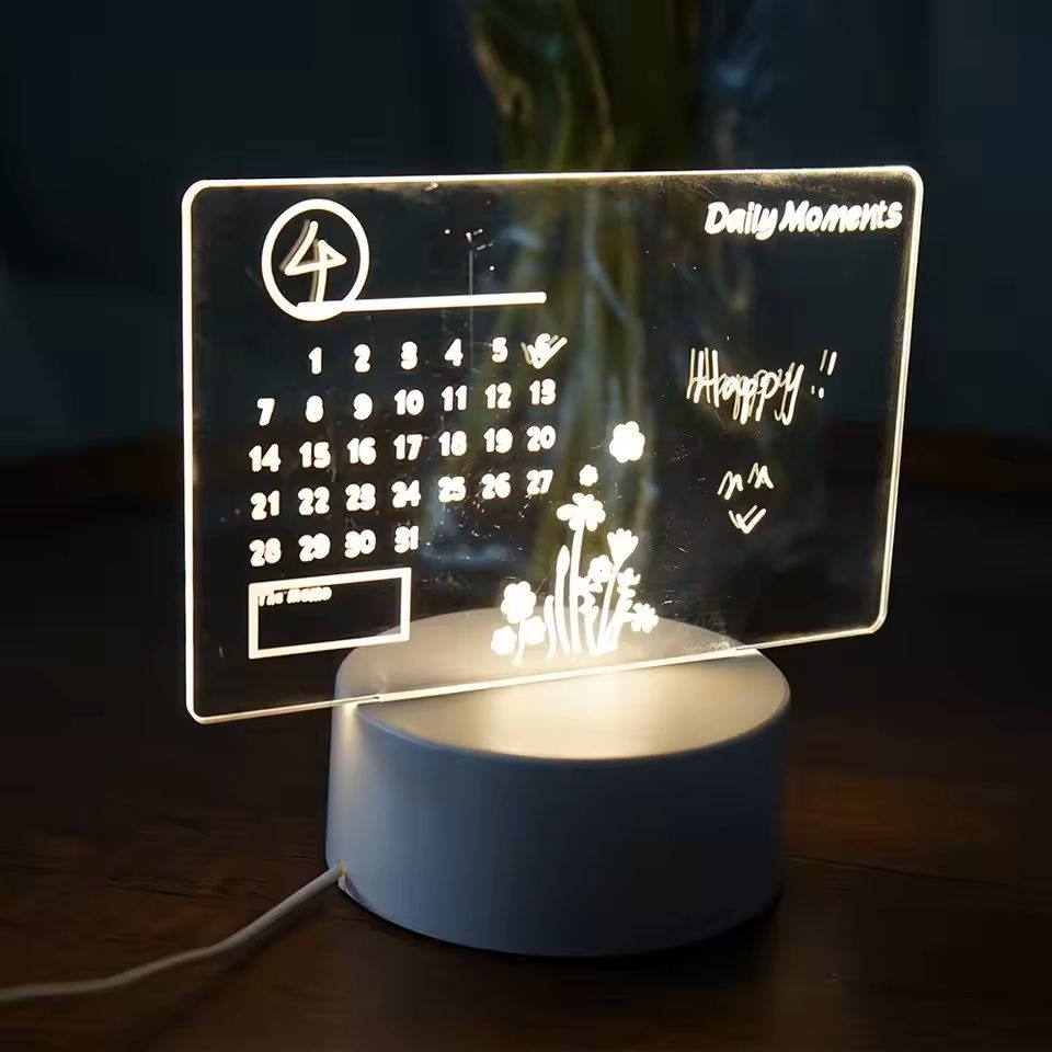 LED Message Board Night Light With USB  Rewritable  Decorative 2