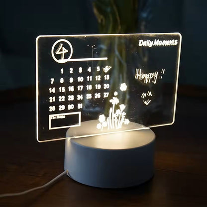 LED Message Board Night Light With USB  Rewritable  Decorative 2