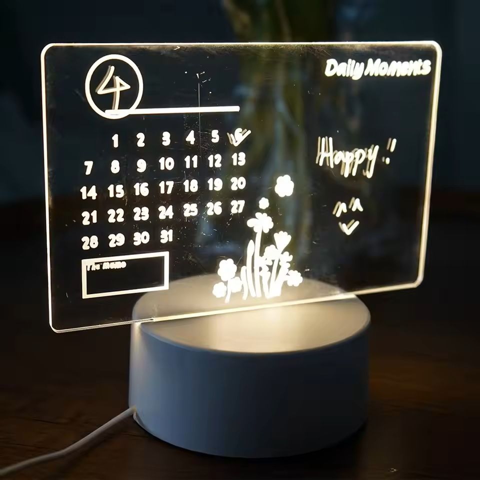 LED Message Board Night Light With USB  Rewritable  Decorative 5