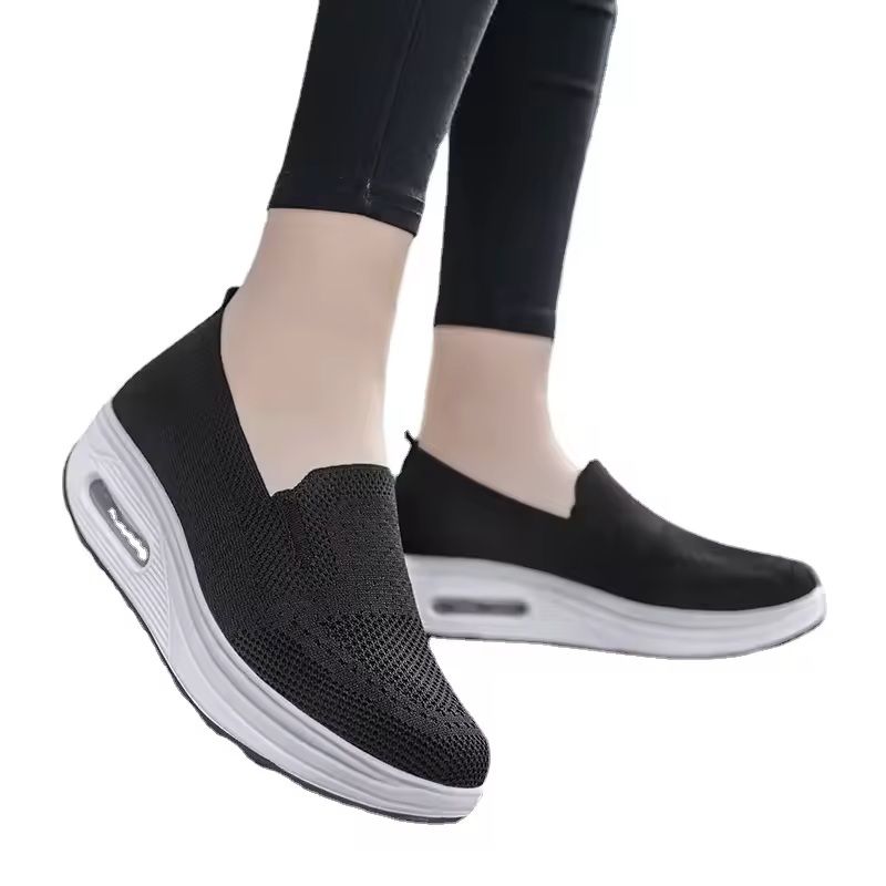 Womens Mesh Platform Loafers With HeightBoosting Sole 5