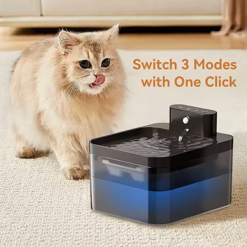 Wireless Automatic Pet Water Fountain With Infrared Sensor 4