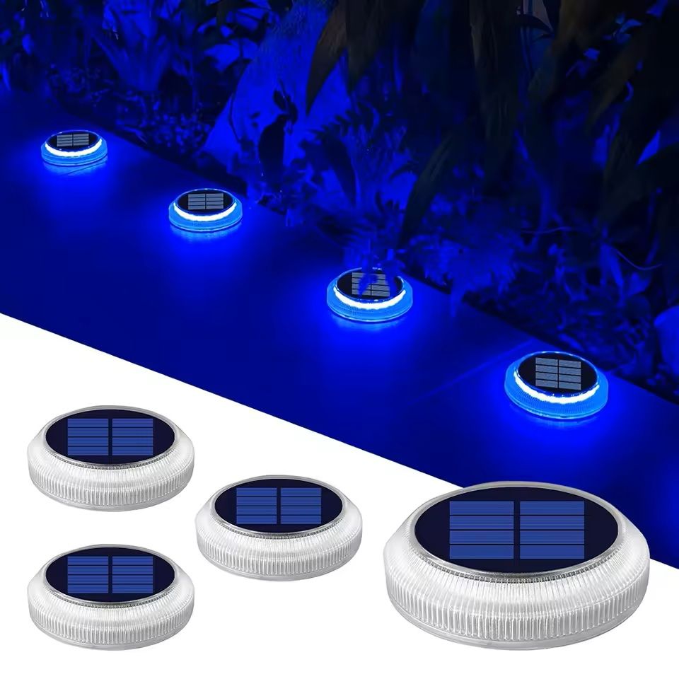 Solar LED Step Light for Outdoor Stairs and Pathways – Waterproof IP68