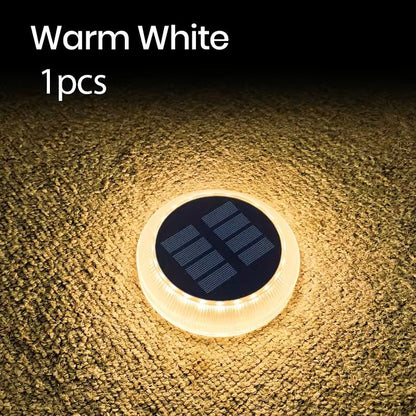 Solar LED Step Light For Outdoor Stairs And Pathways  Waterproof IP68 8