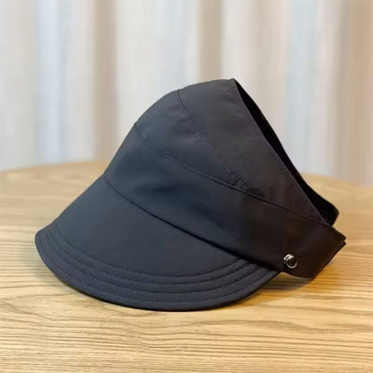 Womens Foldable Wide Brim Sun Hat For Summer UV Protection 4