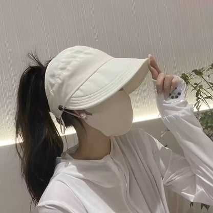 Womens Foldable Wide Brim Sun Hat For Summer UV Protection 2