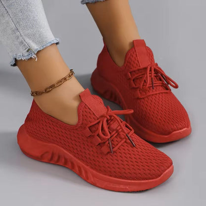 Womens Breathable Mesh Flat Shoes For Summer Walking And Casual Wear 9