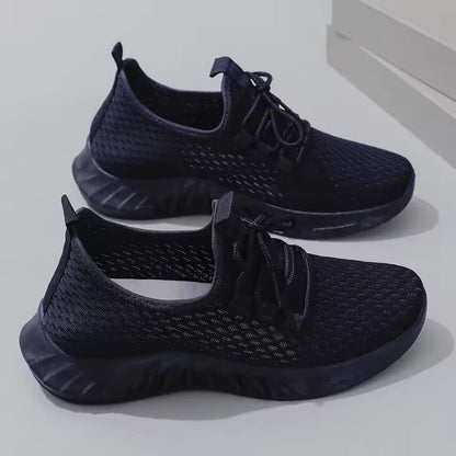 Womens Breathable Mesh Flat Shoes For Summer Walking And Casual Wear 14
