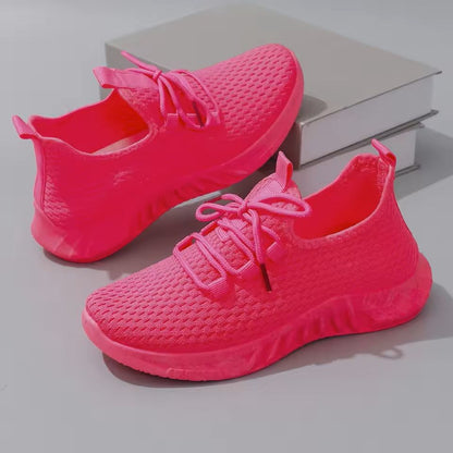 Womens Breathable Mesh Flat Shoes For Summer Walking And Casual Wear 4