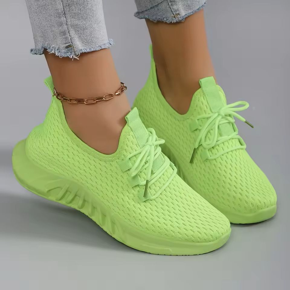 Womens Breathable Mesh Flat Shoes For Summer Walking And Casual Wear 15