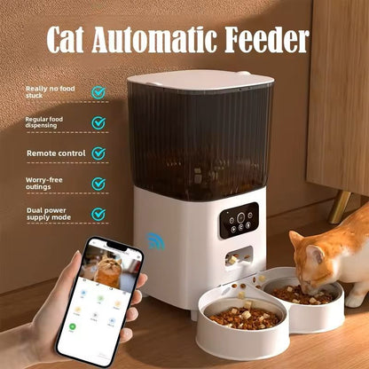5L Smart Automatic Pet Feeder with Timer WiFi and Camera Options