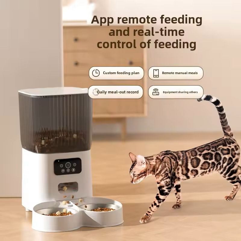 5L Smart Automatic Pet Feeder With Timer WiFi And Camera Options 2