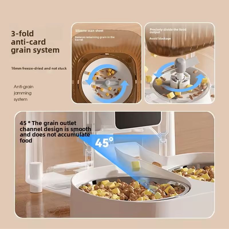 5L Smart Automatic Pet Feeder With Timer WiFi And Camera Options 3