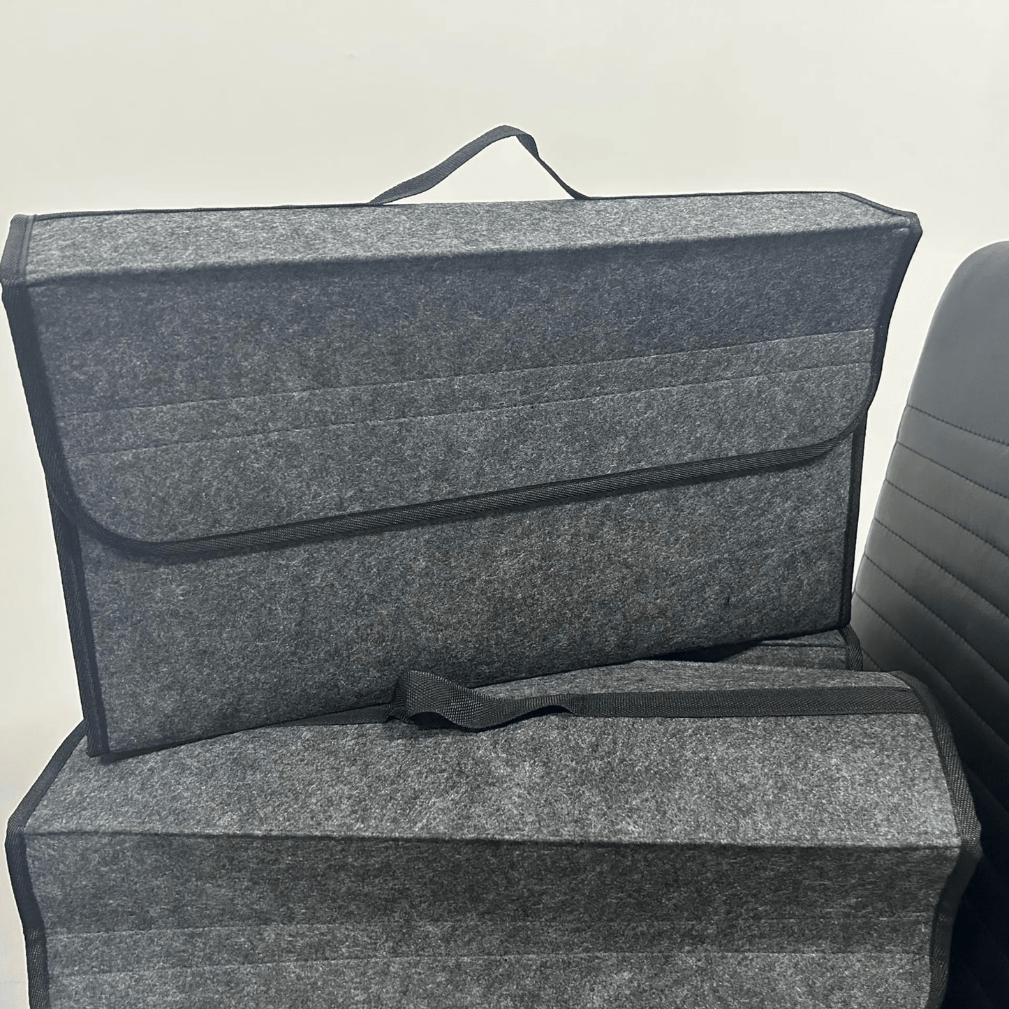 Felt Car Trunk Organizer with Anti Slip Compartments for Tool and Accessory Storage