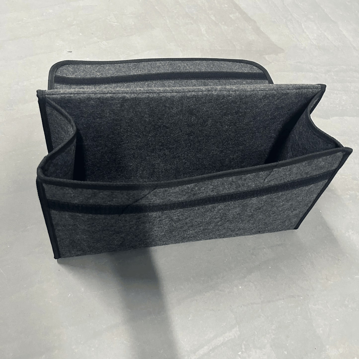 Felt Car Trunk Organizer With Anti Slip Compartments For Tool And Accessory Storage 2