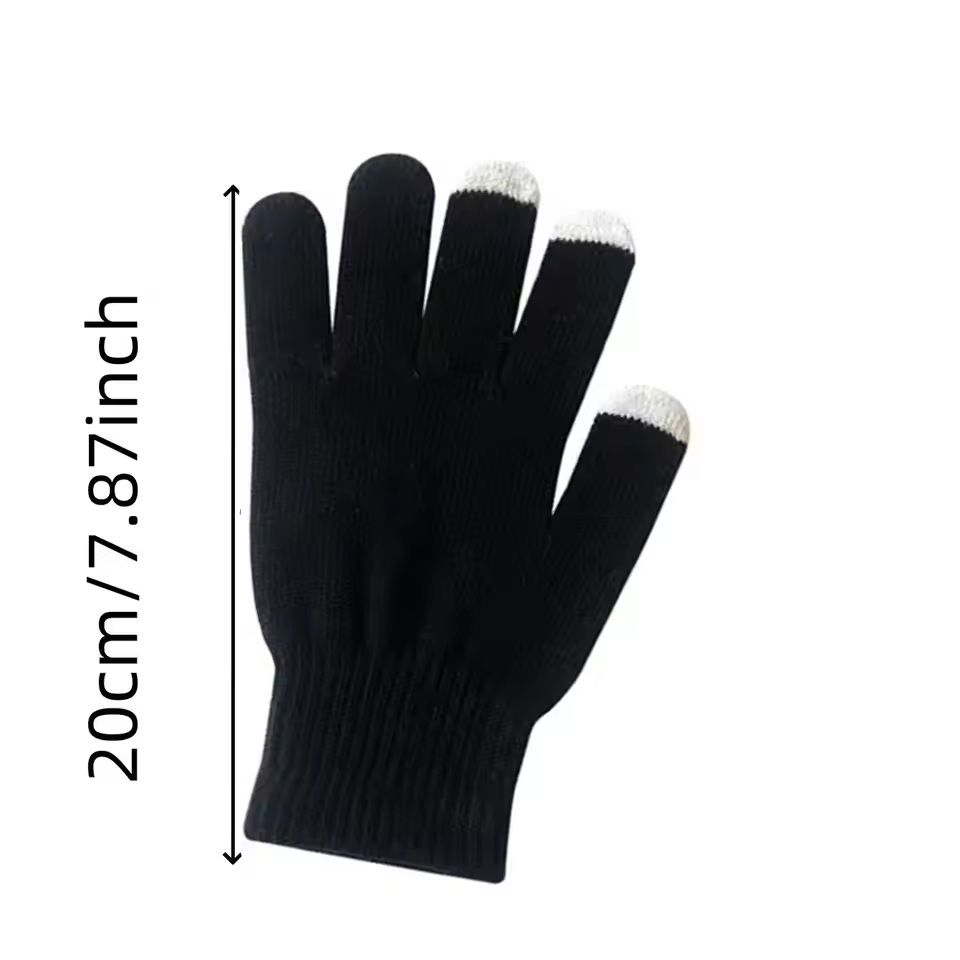Winter Velvet Hat Scarf Glove Set For Cold Weather Outdoor Wear 5