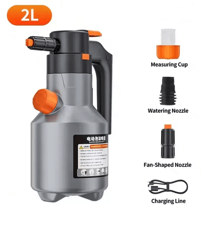 2L Electric Foam Sprayer For Car Wash With Motorized Snow Foam Cannon Function 1