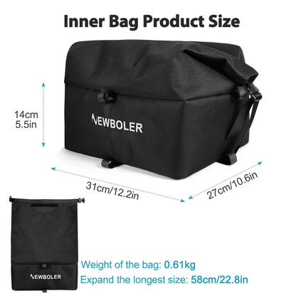 Rear Bike Basket With Large Capacity For Ebike And Outdoor Travel 6