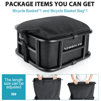 Rear Bike Basket With Large Capacity For Ebike And Outdoor Travel 1