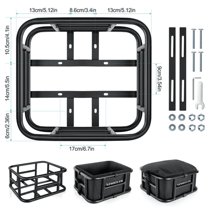 Rear Bike Basket With Large Capacity For Ebike And Outdoor Travel 3