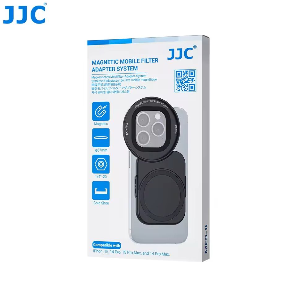 Magnetic Phone Lens Filter Adapter Mount With Cold Shoe For IPhone 14 And 15 Series 2