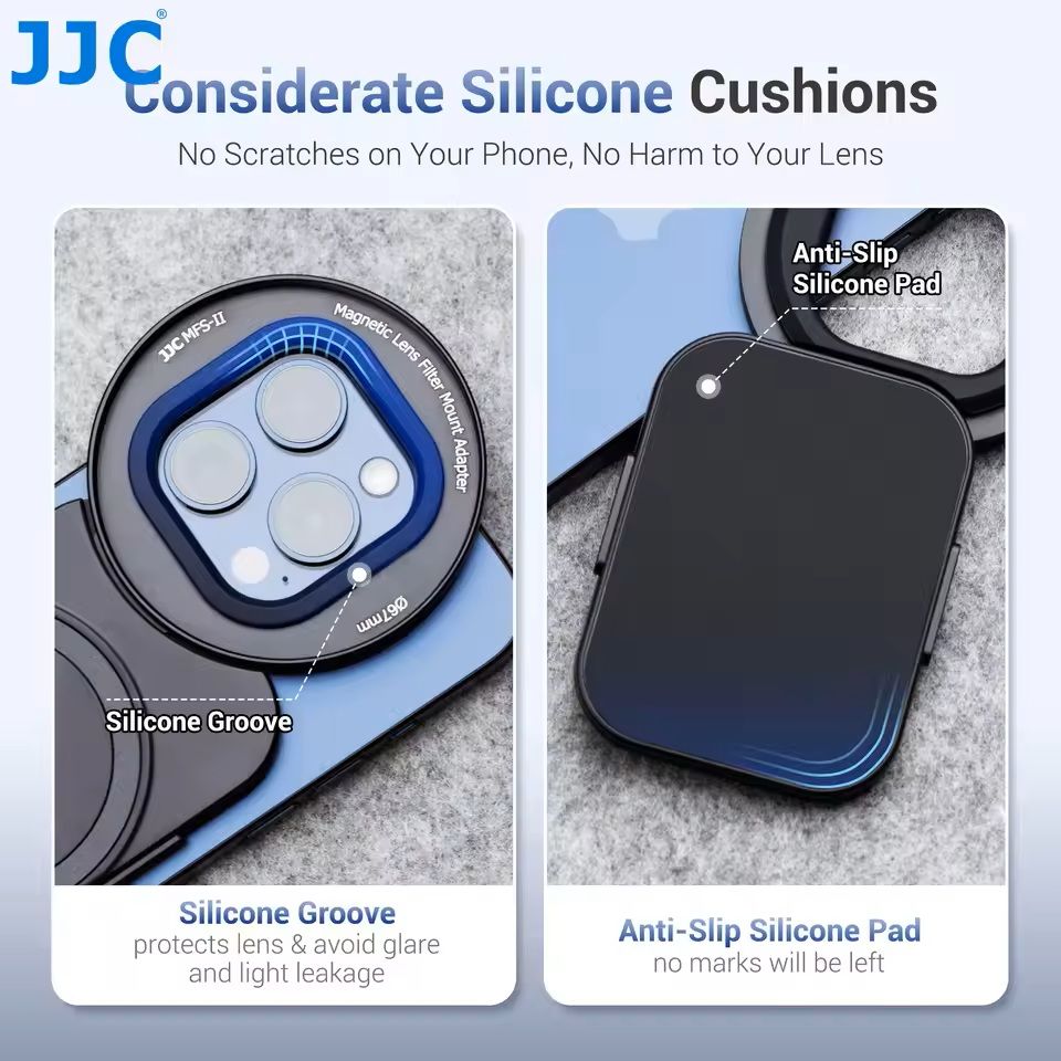 Magnetic Phone Lens Filter Adapter Mount With Cold Shoe For IPhone 14 And 15 Series 3